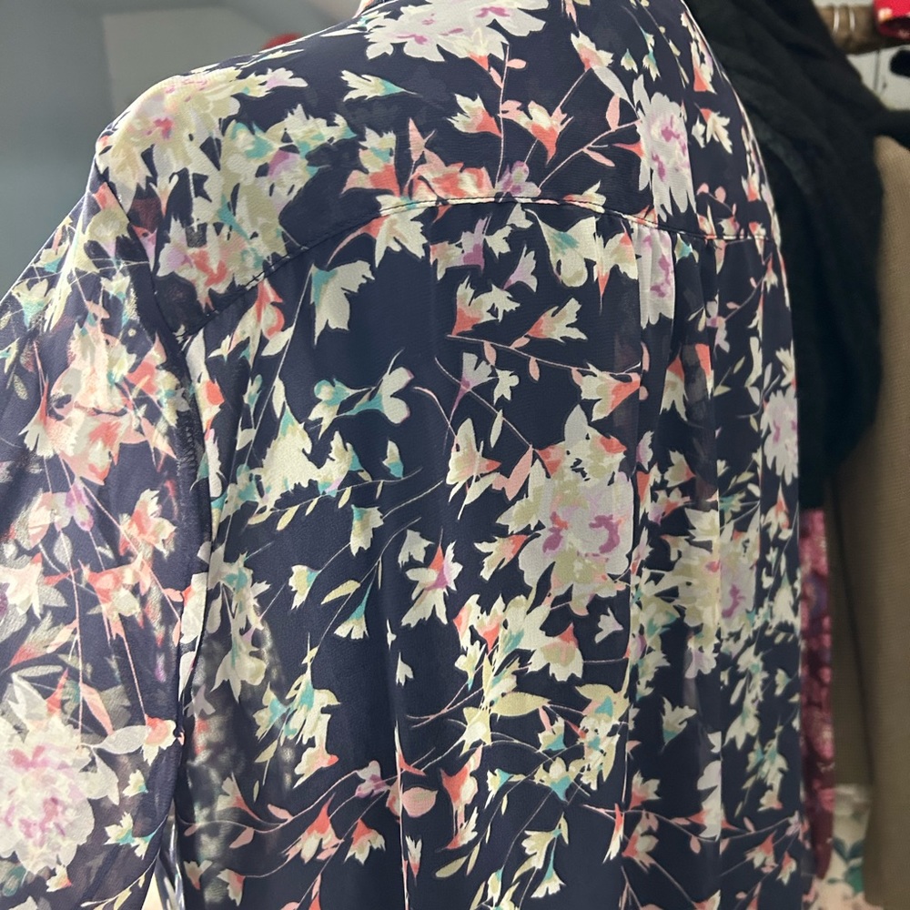 Lauren Conrad cardigan blouse large - Picture 7 of 9